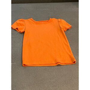Misha & Puff Orange Puff Sleeve Tee 18/24 VGUC